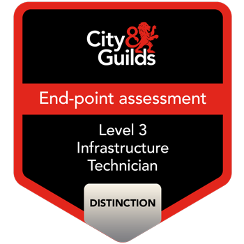 Level 3 Infrastructure Technician Distinction badge